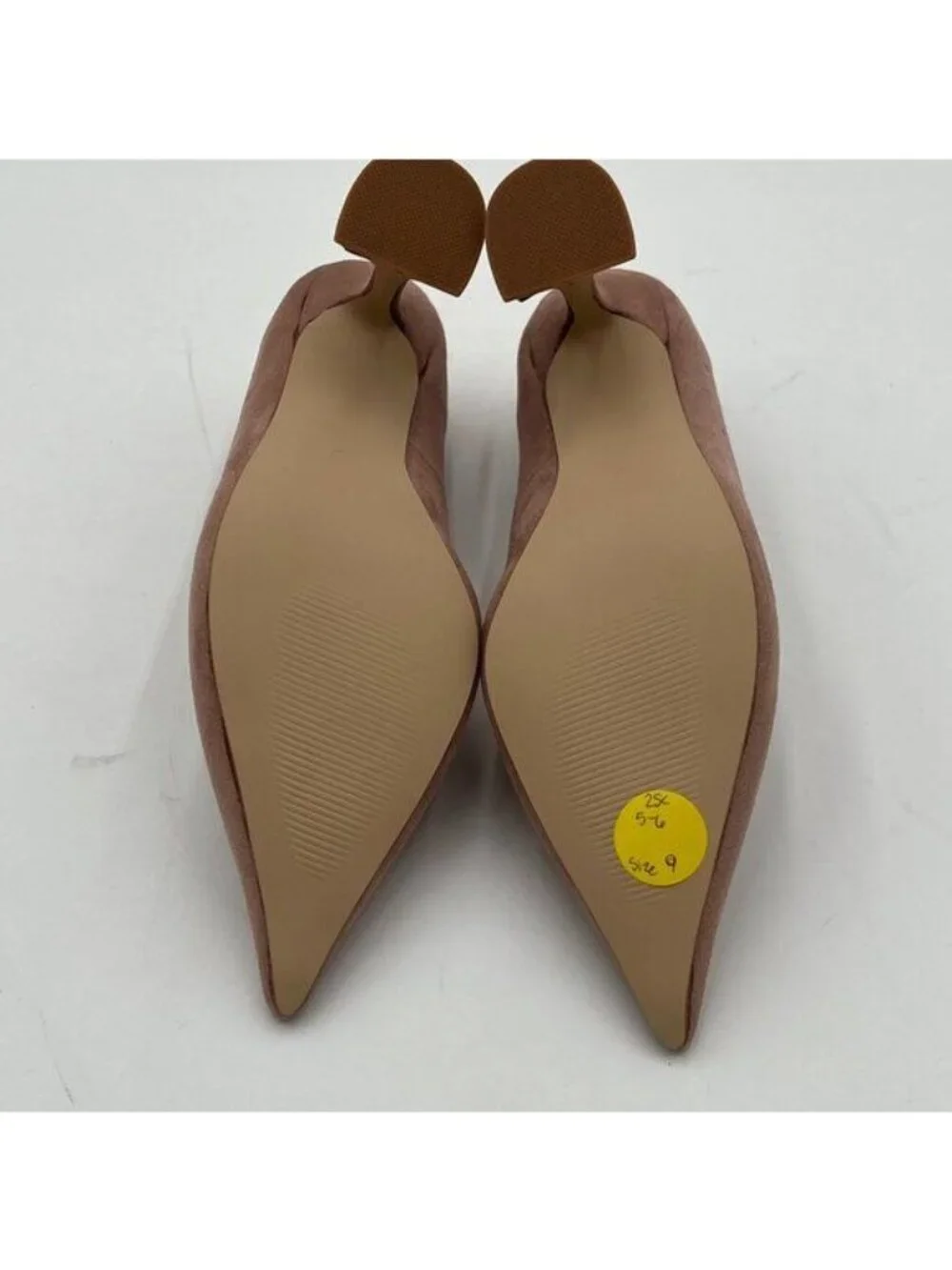 YDN Nude Pointed Toe Slip on Pumps Special High Heel Shoe Party Prom Dress Lady